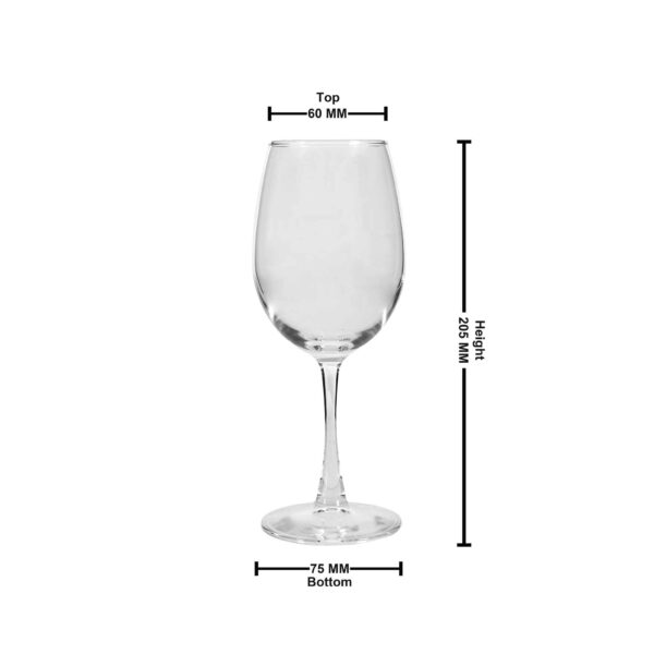 Wine Glass Set of 2pcs 350ml - Image 5