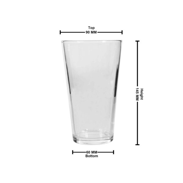 Glass Mason Tumbler 450ml - Image 3