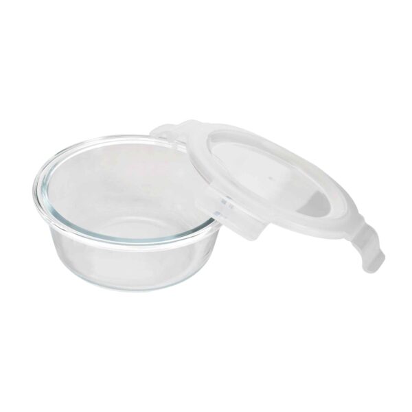 100% Borosilicate Round Food Container 400ml - Image 3
