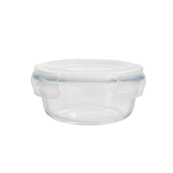 100% Borosilicate Round Food Container 400ml - Image 2