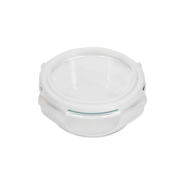 100% Borosilicate Round Food Container 400ml - Image 1