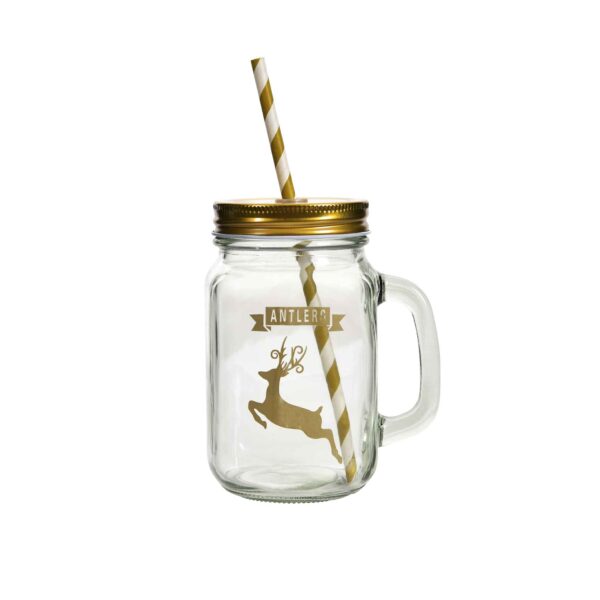 Glass mason jar 2pc set 450ml - Image 33