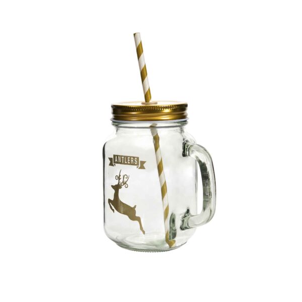 Glass mason jar 2pc set 450ml - Image 32