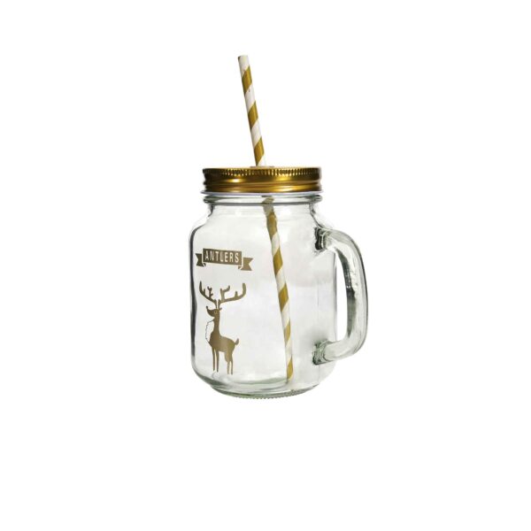 Glass mason jar 2pc set 450ml - Image 28
