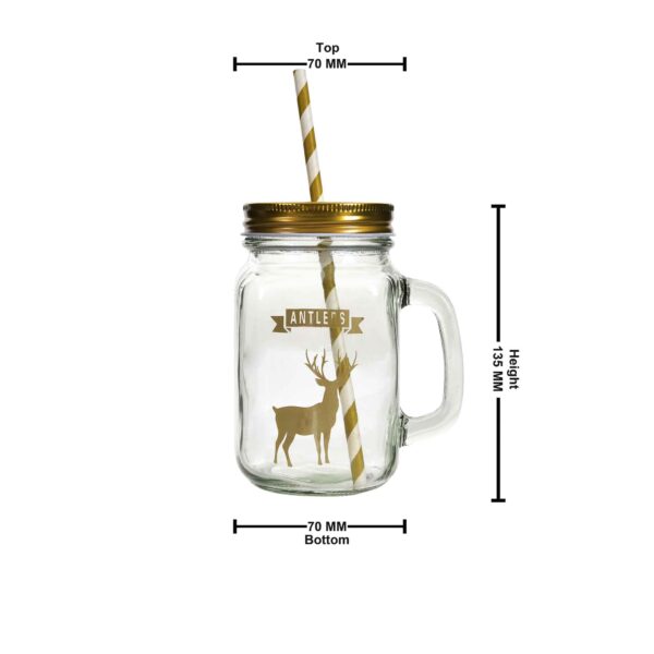 Glass mason jar 2pc set 450ml - Image 27
