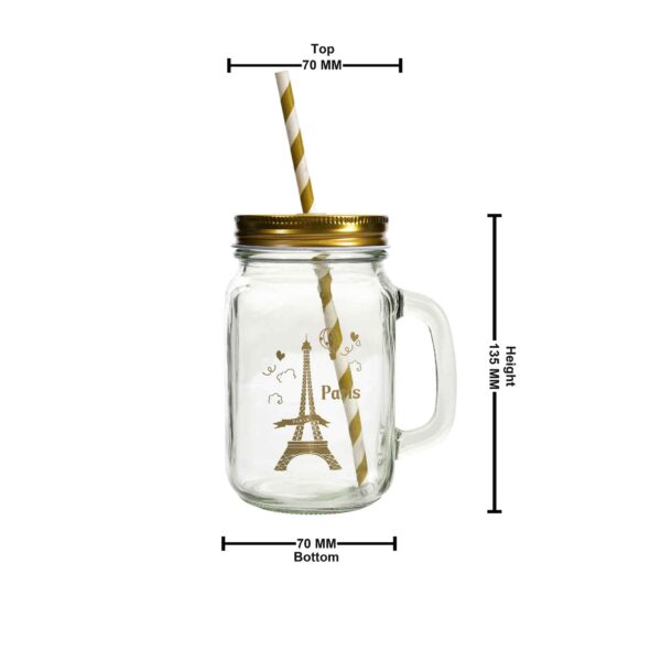 Glass mason jar 2pc set 450ml - Image 22