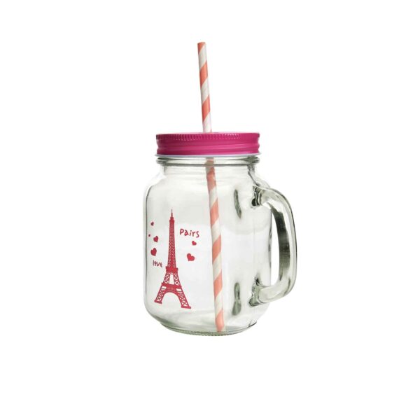 Glass mason jar 2pc set 450ml - Image 19
