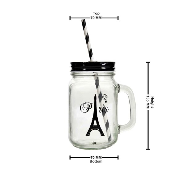 Glass mason jar 2pc set 450ml - Image 16