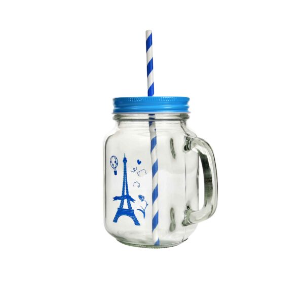 Glass mason jar 2pc set 450ml - Image 13