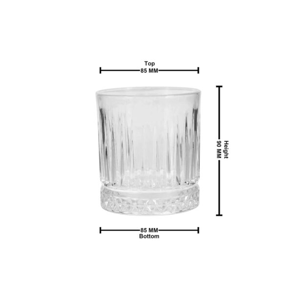 6pcs Crystal Whiskey Tumbler Set 330ml - Image 12