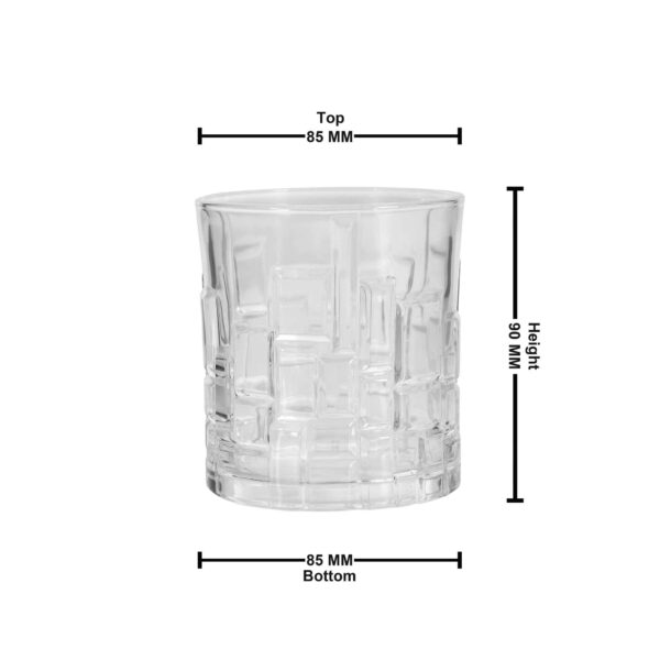 6pcs Crystal Whiskey Tumbler Set 330ml - Image 8