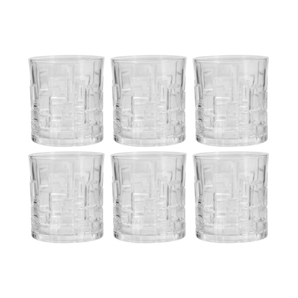 6pcs Crystal Whiskey Tumbler Set 330ml - Image 6