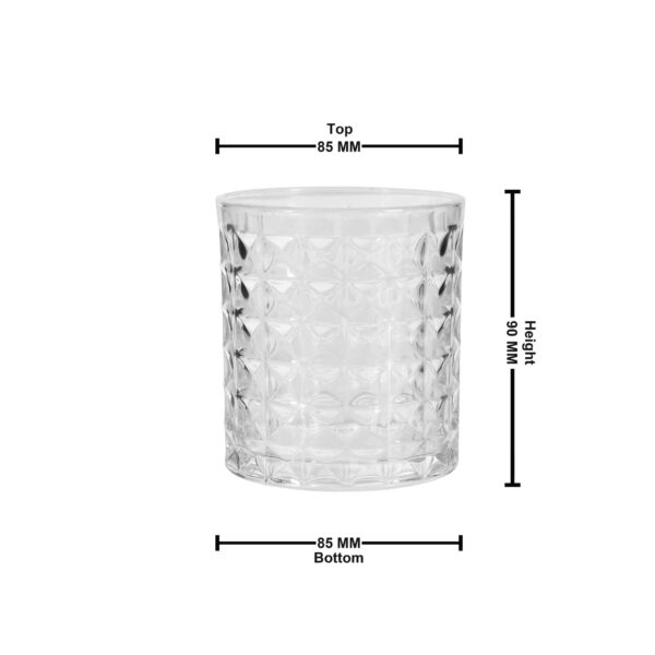 6pcs Crystal Whiskey Tumbler Set 330ml - Image 4