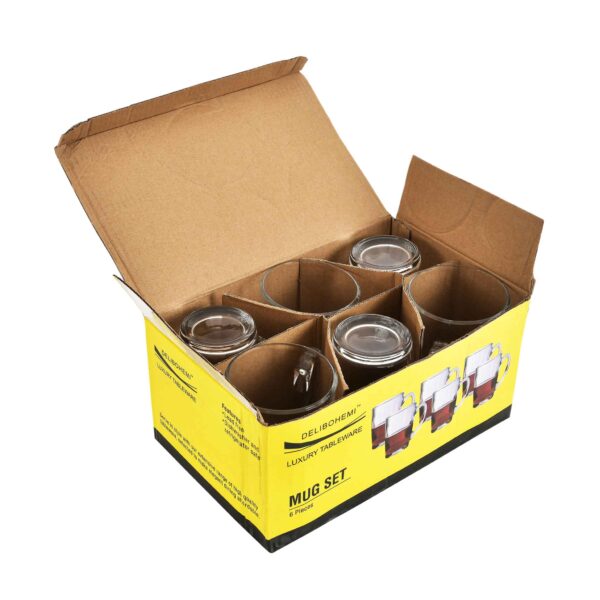 6pcs Glass cup set 220ml - Image 5