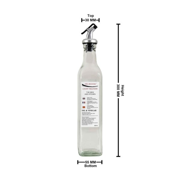 24pcs set Glass Oil Bottle 500ml - Image 5