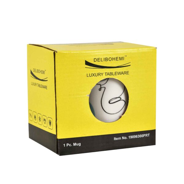 1pc Fine Ceramic Mug 400ml - Image 6