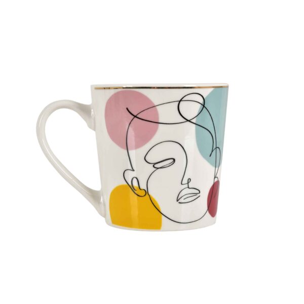 1pc Fine Ceramic Mug 400ml - Image 3
