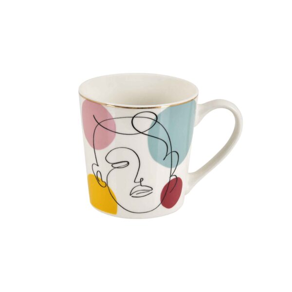 1pc Fine Ceramic Mug 400ml - Image 2