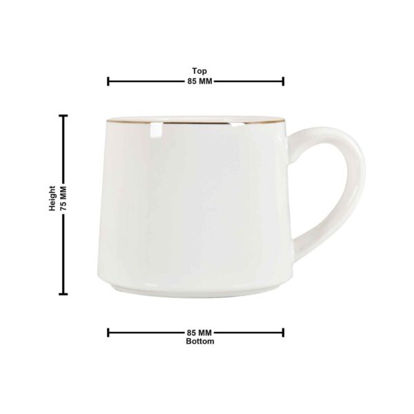 1pc Fine Ceramic Mug 300ml - Image 3