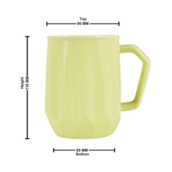 1pc Fine Ceramic Mug 400ml - Image 3