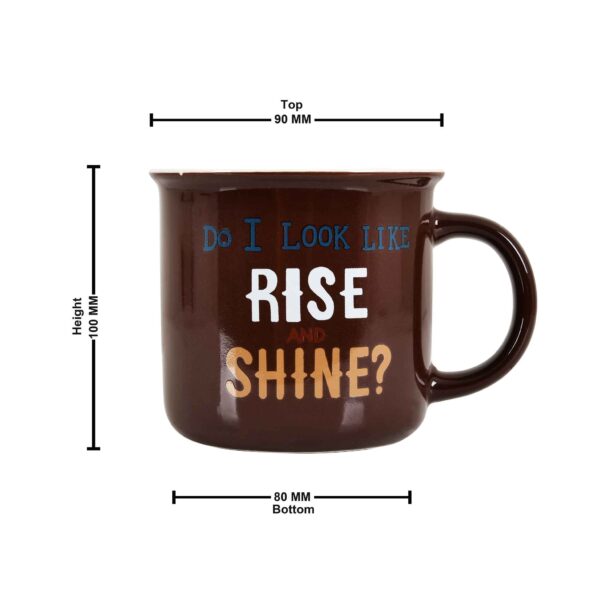 1pc Fine Ceramic Mug 400ml (Copy) - Image 3