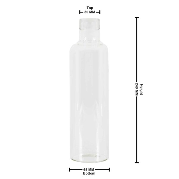 1pc 100% Borosilicate Glass Bottle 550ml - Image 3